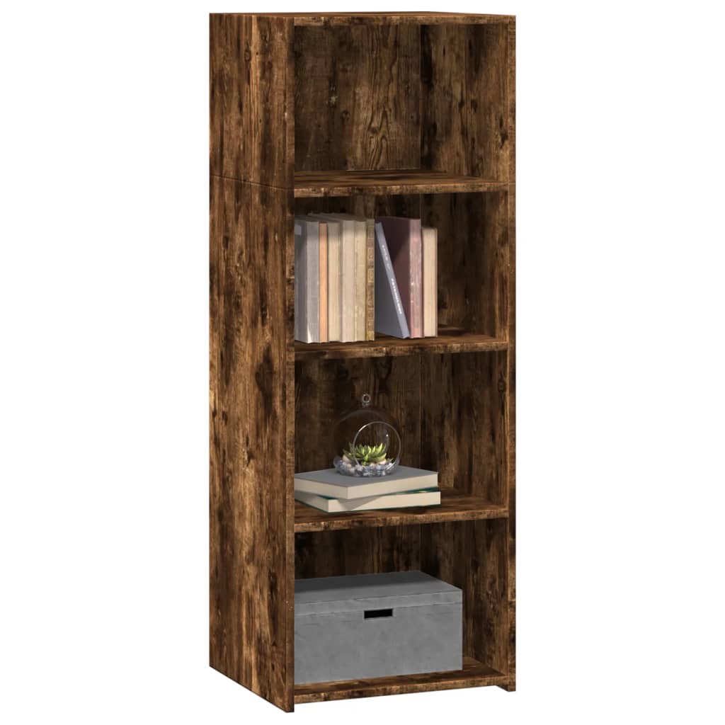 vidaXL Highboard Smoked Oak 45x41x124 cm Engineered Wood