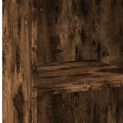 vidaXL Highboard Smoked Oak 45x41x124 cm Engineered Wood