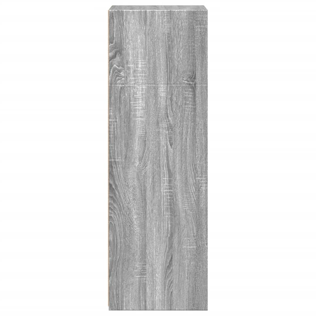 vidaXL Highboard Grey Sonoma 45x41x124 cm Engineered Wood