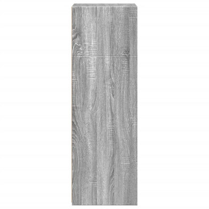 vidaXL Highboard Grey Sonoma 45x41x124 cm Engineered Wood