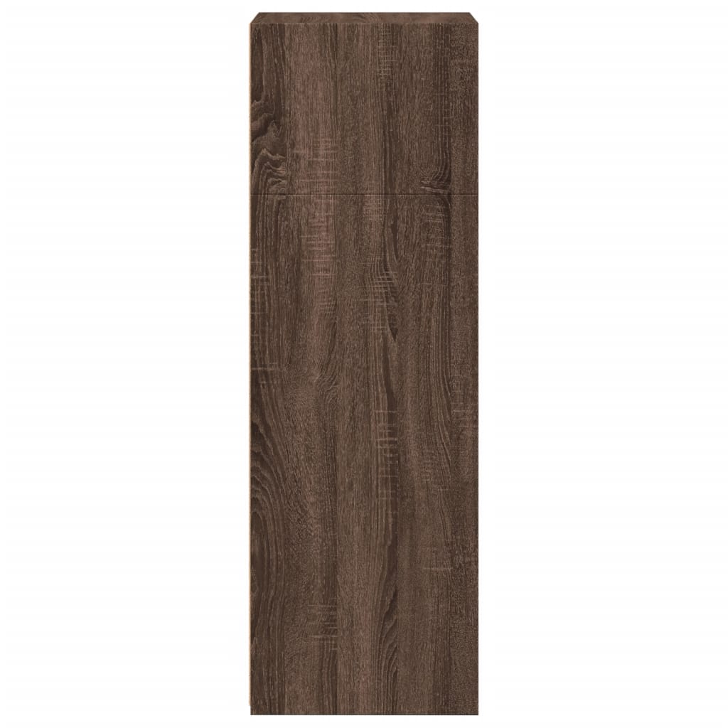 vidaXL Highboard Brown Oak 45x41x124 cm Engineered Wood