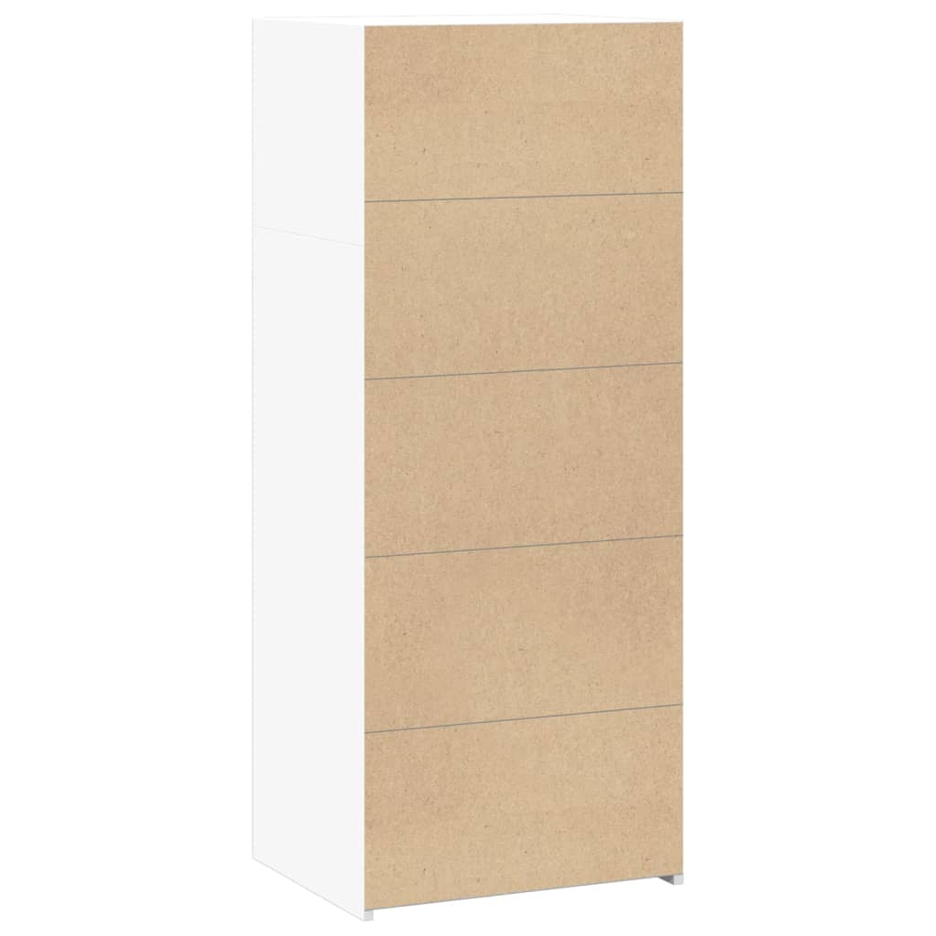 vidaXL Highboard White 50x41x124 cm Engineered Wood