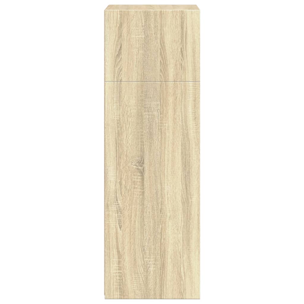 vidaXL Highboard Sonoma Oak 50x41x124 cm Engineered Wood