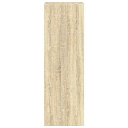 vidaXL Highboard Sonoma Oak 50x41x124 cm Engineered Wood