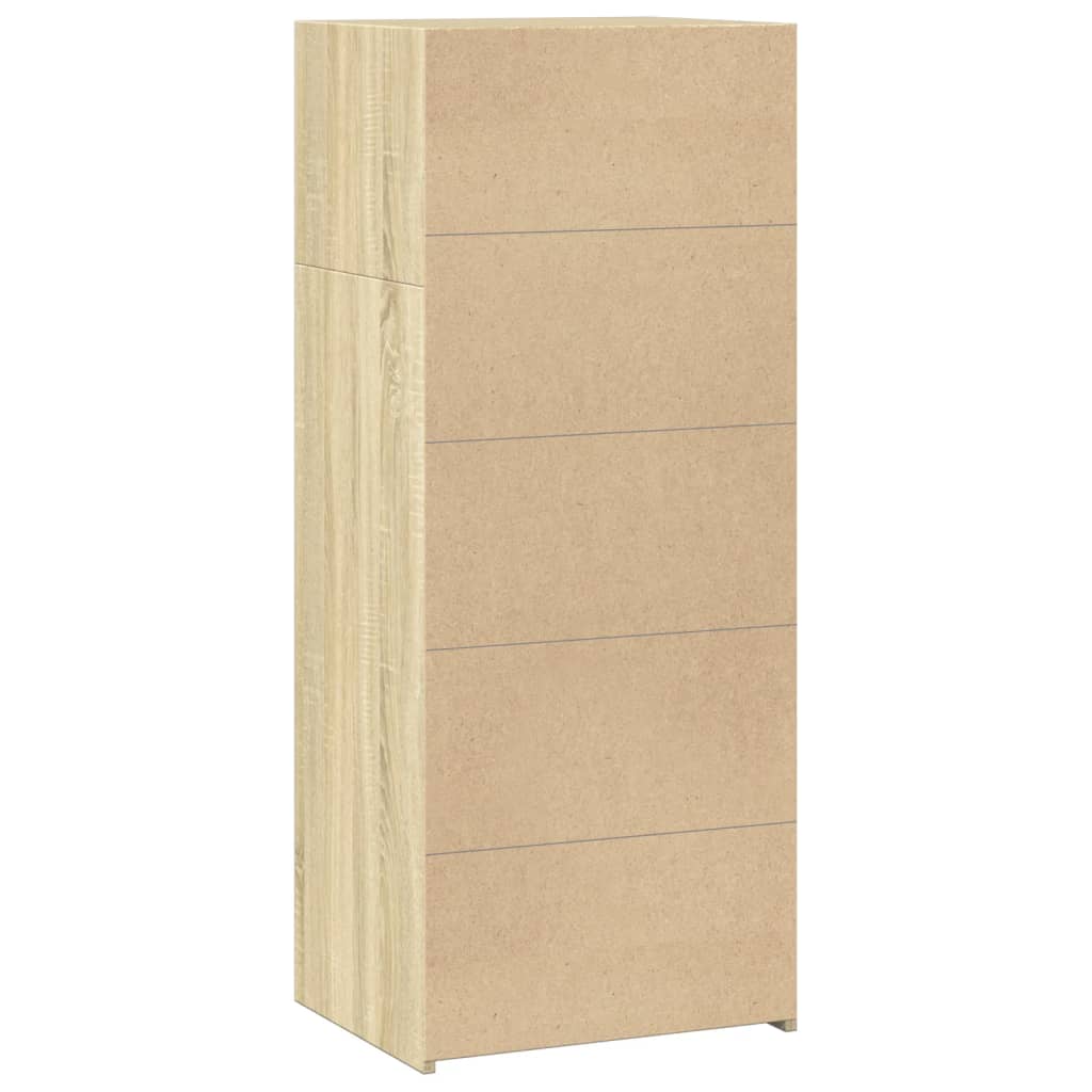 vidaXL Highboard Sonoma Oak 50x41x124 cm Engineered Wood