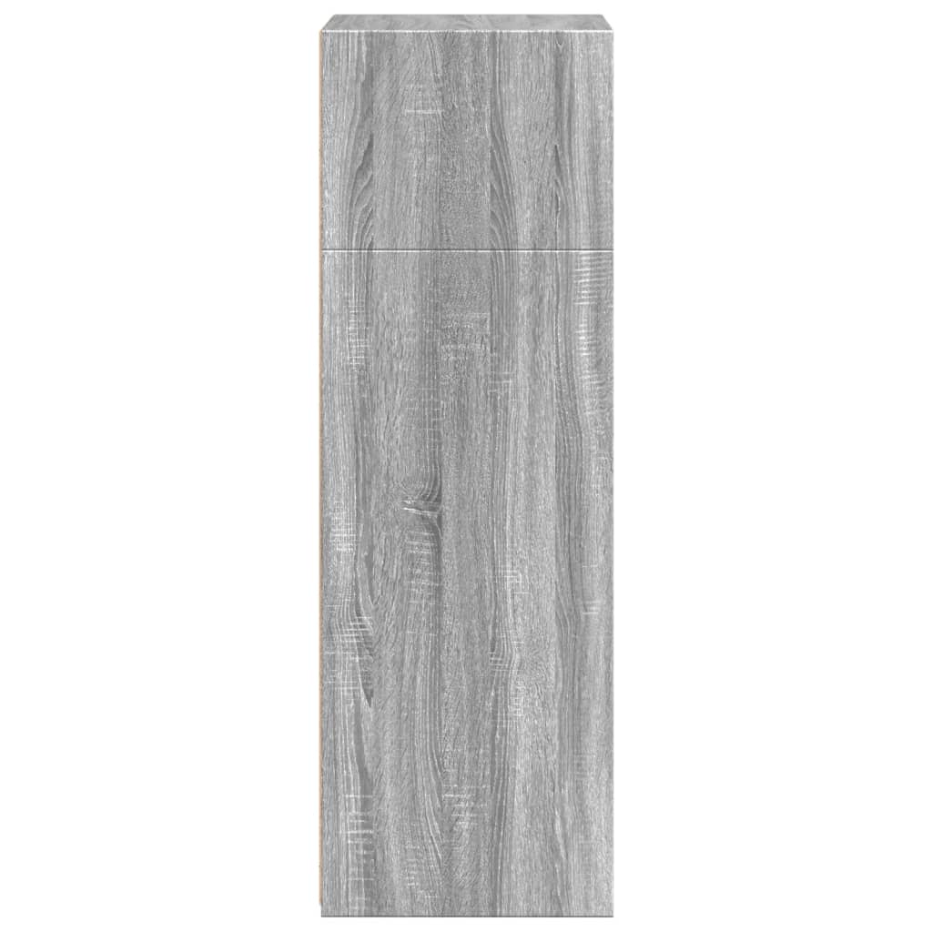 vidaXL Highboard Grey Sonoma 50x41x124 cm Engineered Wood