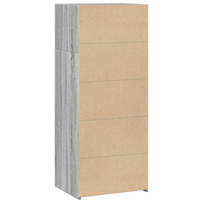 vidaXL Highboard Grey Sonoma 50x41x124 cm Engineered Wood
