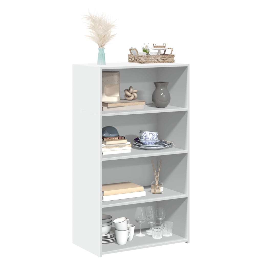 vidaXL Highboard White 70x41x124 cm Engineered Wood