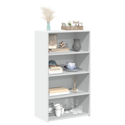 vidaXL Highboard White 70x41x124 cm Engineered Wood