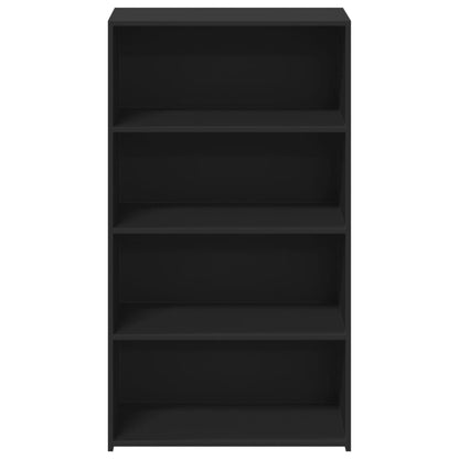 vidaXL Highboard Black 70x41x124 cm Engineered Wood