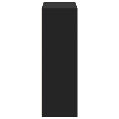 vidaXL Highboard Black 70x41x124 cm Engineered Wood