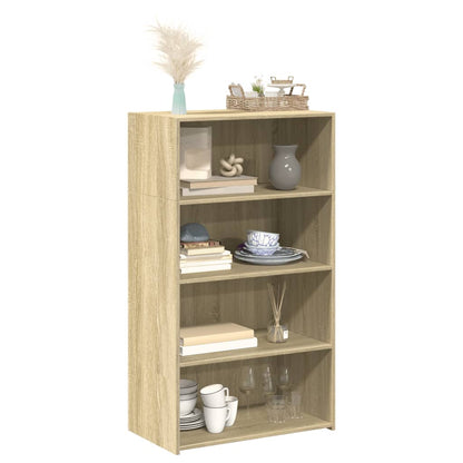 vidaXL Highboard Sonoma Oak 70x41x124 cm Engineered Wood