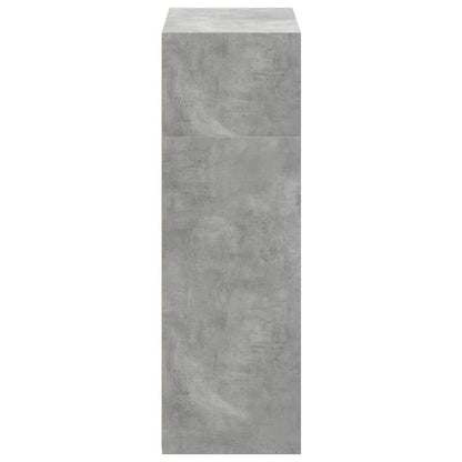 vidaXL Highboard Concrete Grey 70x41x124 cm Engineered Wood