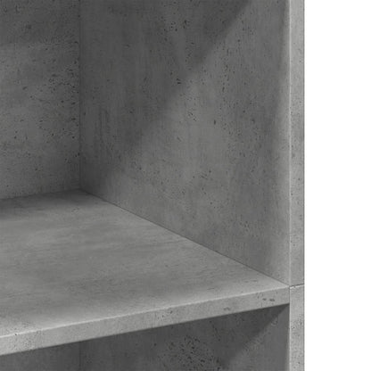 vidaXL Highboard Concrete Grey 70x41x124 cm Engineered Wood