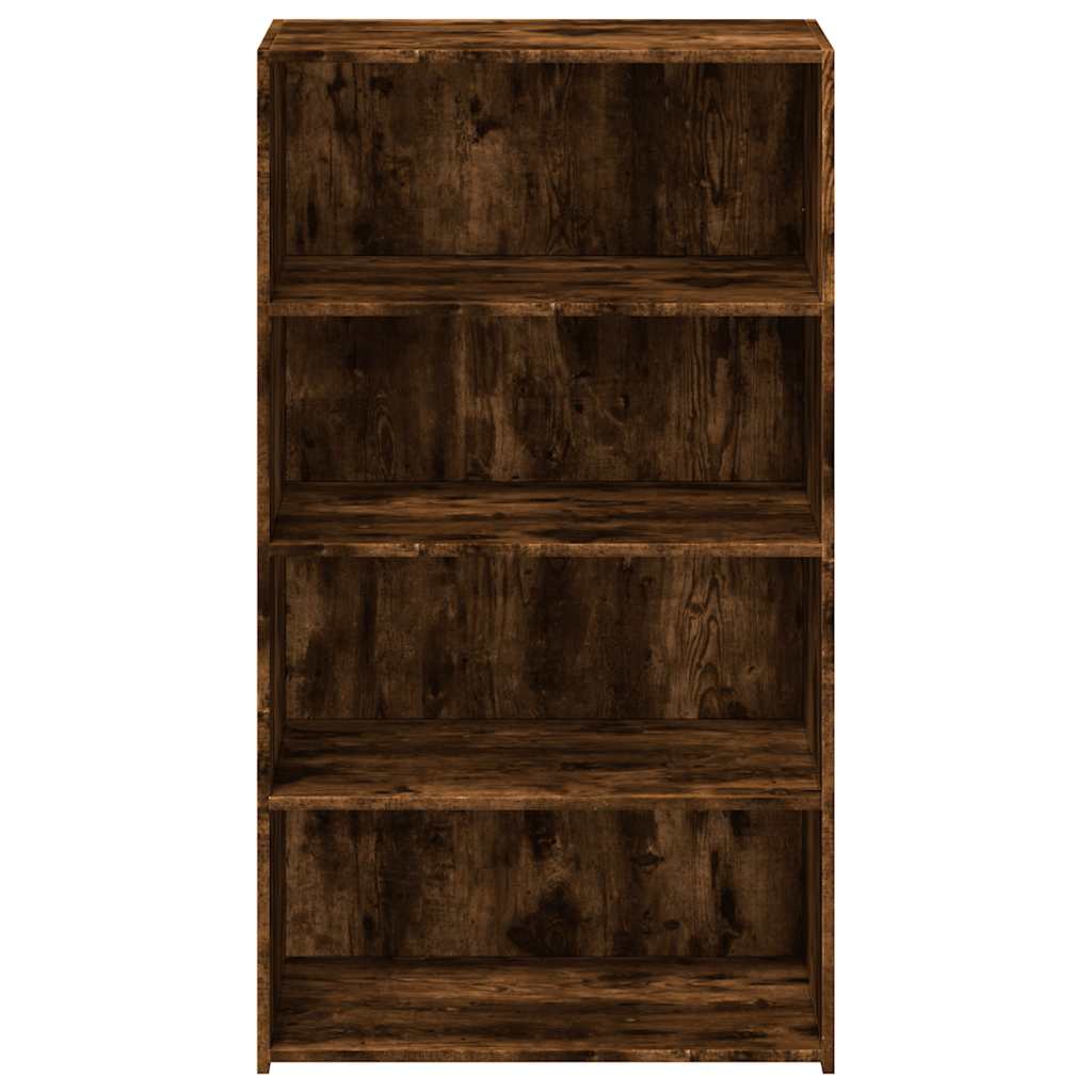 vidaXL Highboard Smoked Oak 70x41x124 cm Engineered Wood