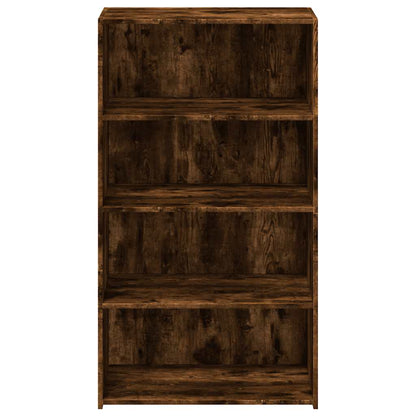 vidaXL Highboard Smoked Oak 70x41x124 cm Engineered Wood