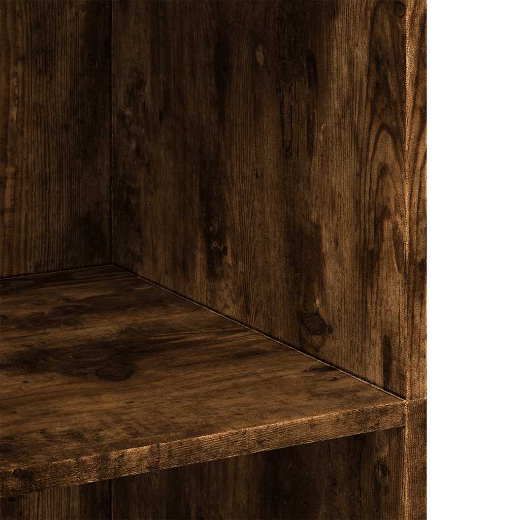 vidaXL Highboard Smoked Oak 70x41x124 cm Engineered Wood