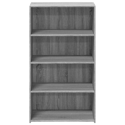 vidaXL Highboard Grey Sonoma 70x41x124 cm Engineered Wood