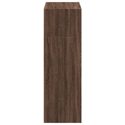 vidaXL Highboard Brown Oak 70x41x124 cm Engineered Wood