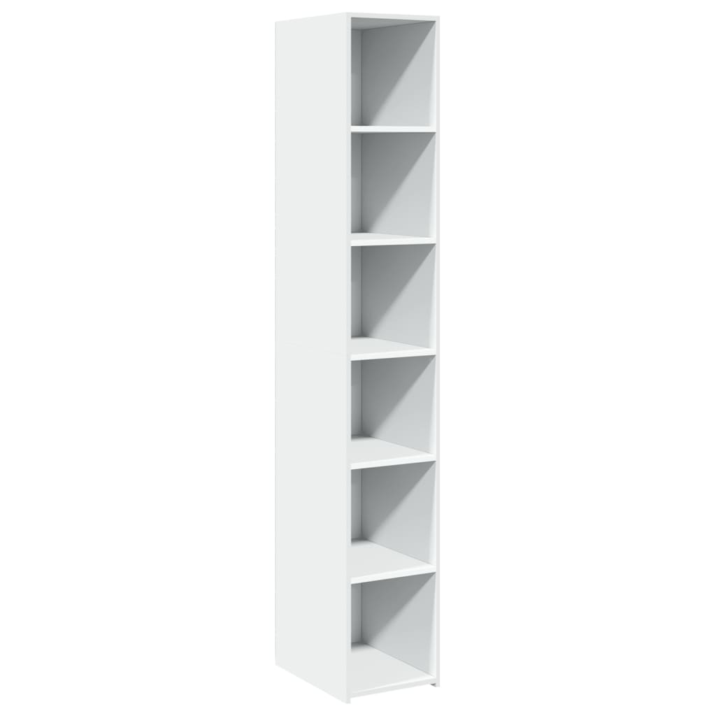 vidaXL Highboard White 30x41x185 cm Engineered Wood