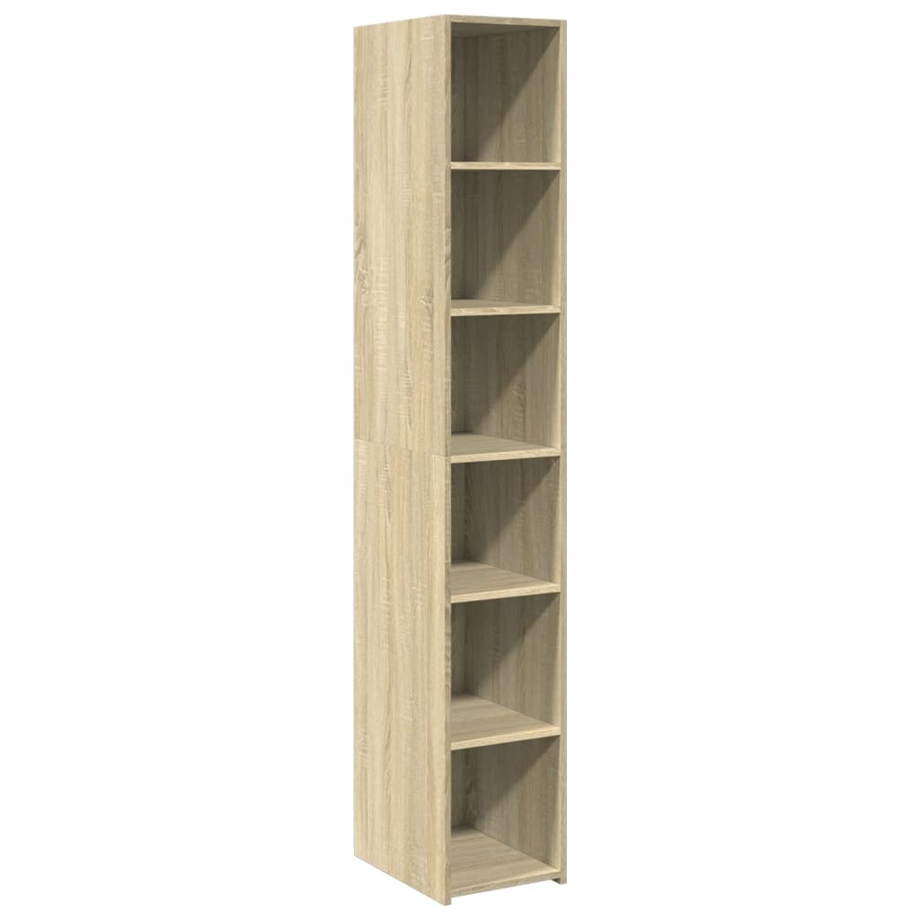 vidaXL Highboard Sonoma Oak 30x41x185 cm Engineered Wood