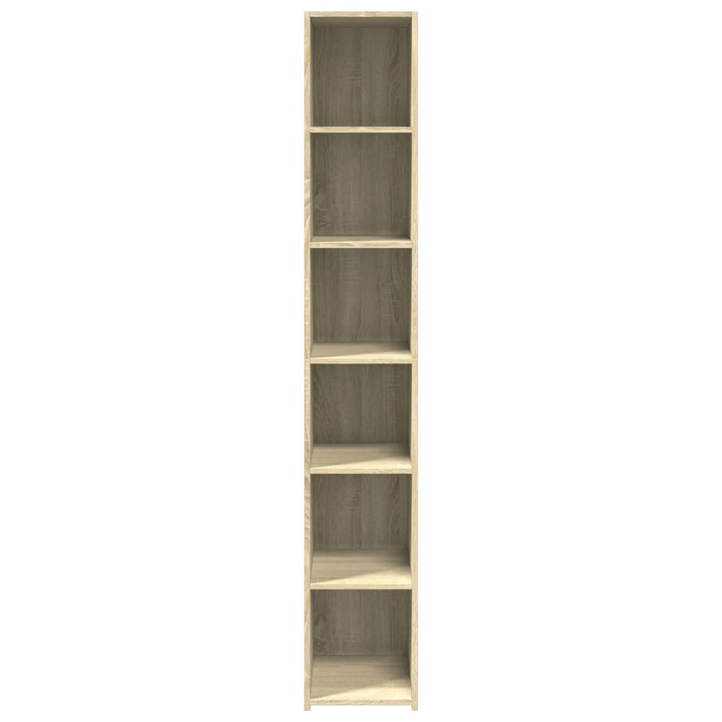 vidaXL Highboard Sonoma Oak 30x41x185 cm Engineered Wood