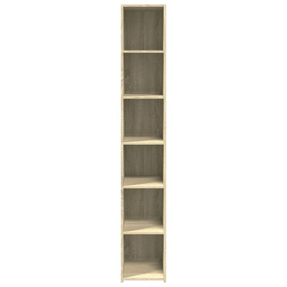 vidaXL Highboard Sonoma Oak 30x41x185 cm Engineered Wood