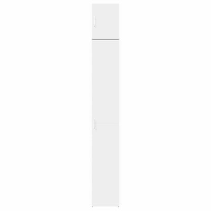 vidaXL Slim Storage Cabinet White 30x42.5x225 cm Engineered Wood