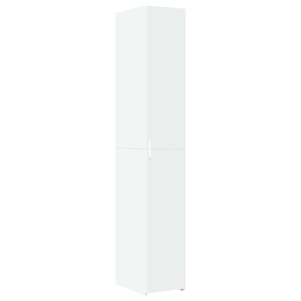 vidaXL Slim Storage Cabinet White 30x42.5x225 cm Engineered Wood