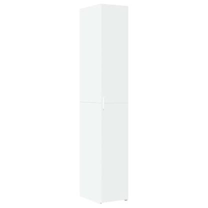 vidaXL Slim Storage Cabinet White 30x42.5x225 cm Engineered Wood