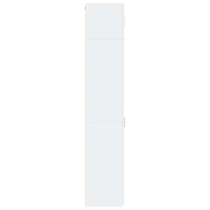 vidaXL Slim Storage Cabinet White 30x42.5x225 cm Engineered Wood