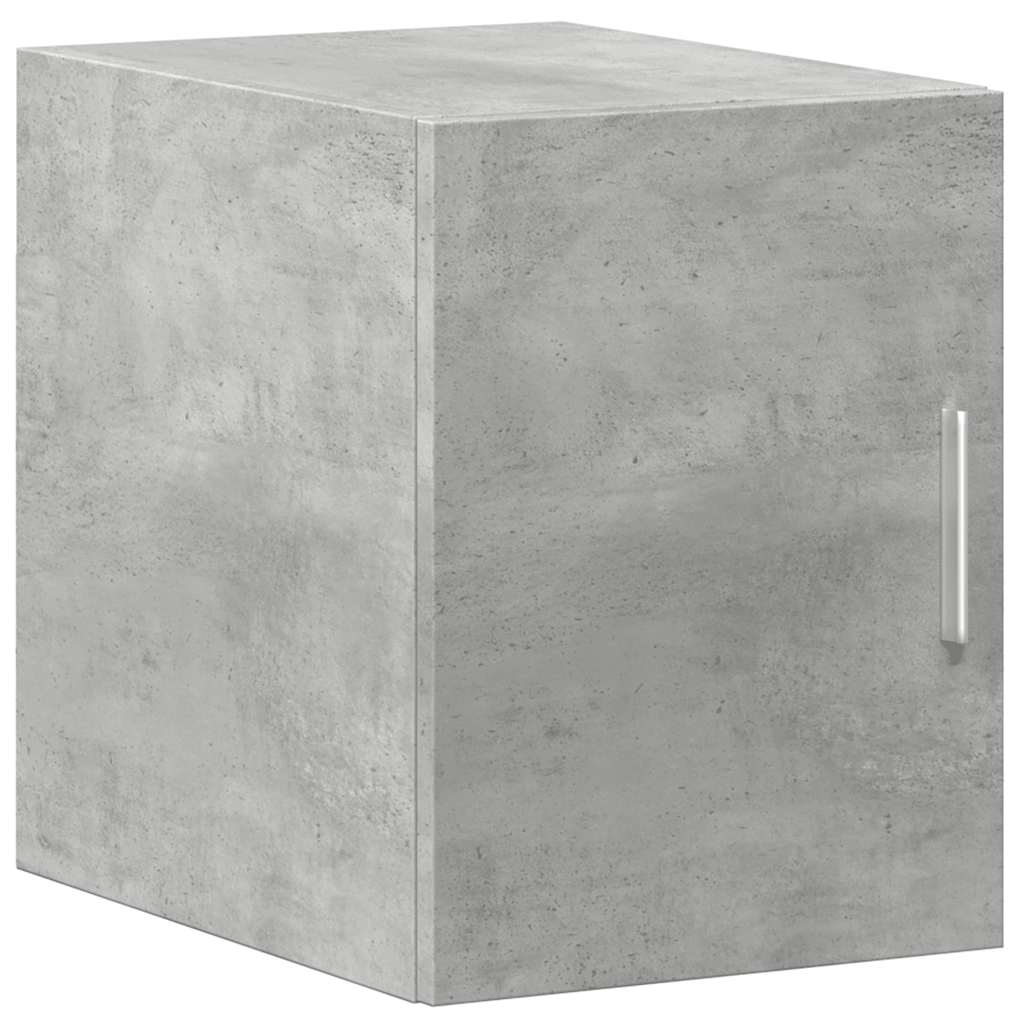 vidaXL Slim Storage Cabinet Concrete Grey 30x42.5x225 cm
