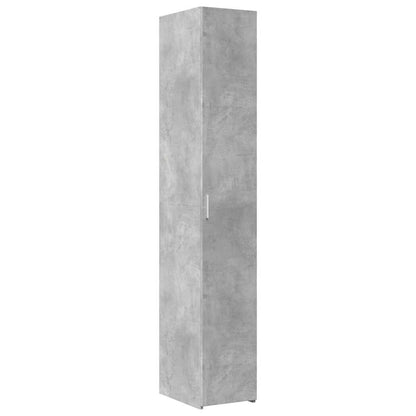 vidaXL Slim Storage Cabinet Concrete Grey 30x42.5x225 cm