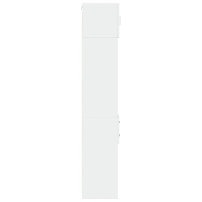 vidaXL Slim Storage Cabinet White 30x42,5x225 cm Engineered Wood