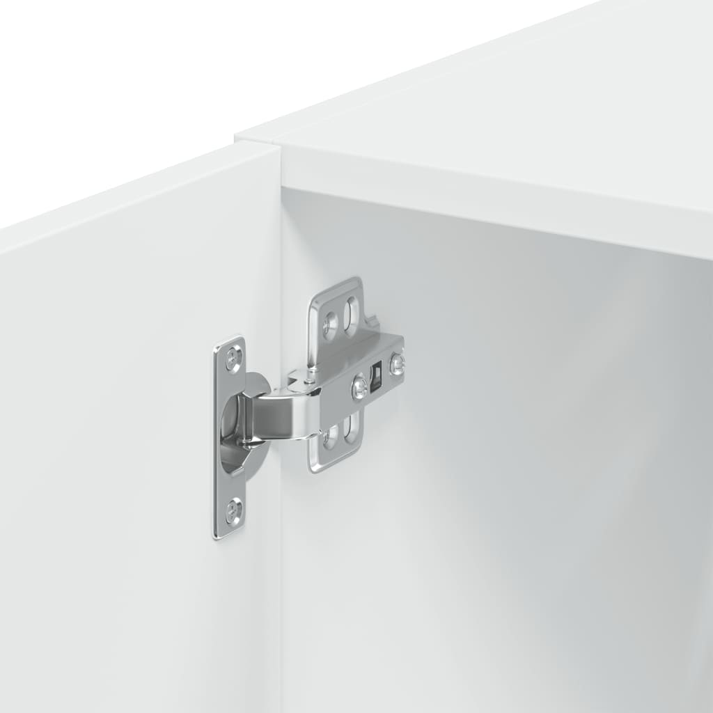 vidaXL Slim Storage Cabinet White 30x42,5x225 cm Engineered Wood