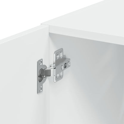 vidaXL Slim Storage Cabinet White 30x42,5x225 cm Engineered Wood