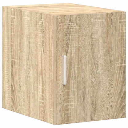 vidaXL Slim Storage Cabinet Sonoma Oak 30x42.5x225 cm Engineered Wood