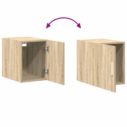vidaXL Slim Storage Cabinet Sonoma Oak 30x42.5x225 cm Engineered Wood