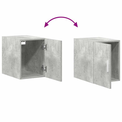 vidaXL Slim Storage Cabinet Concrete Grey 30x42.5x225 cm Engineered Wood