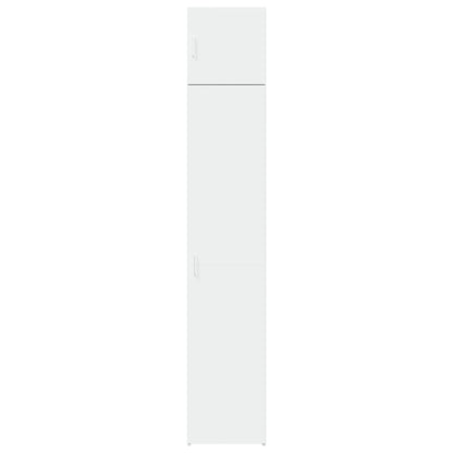 vidaXL Slim Storage Cabinet White 40x42.5x225 cm Engineered Wood