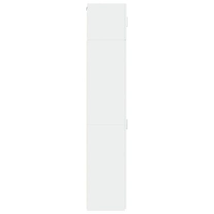 vidaXL Slim Storage Cabinet White 40x42.5x225 cm Engineered Wood