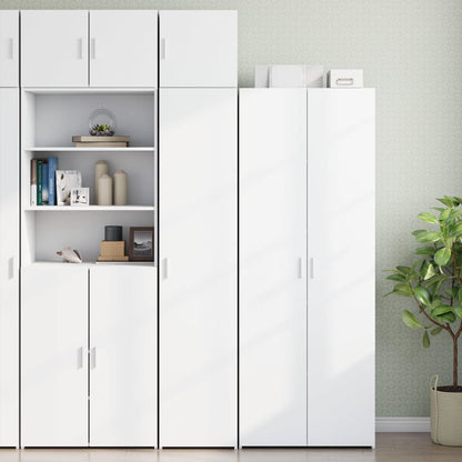 vidaXL Slim Storage Cabinet White 40x42,5x225 cm Engineered Wood