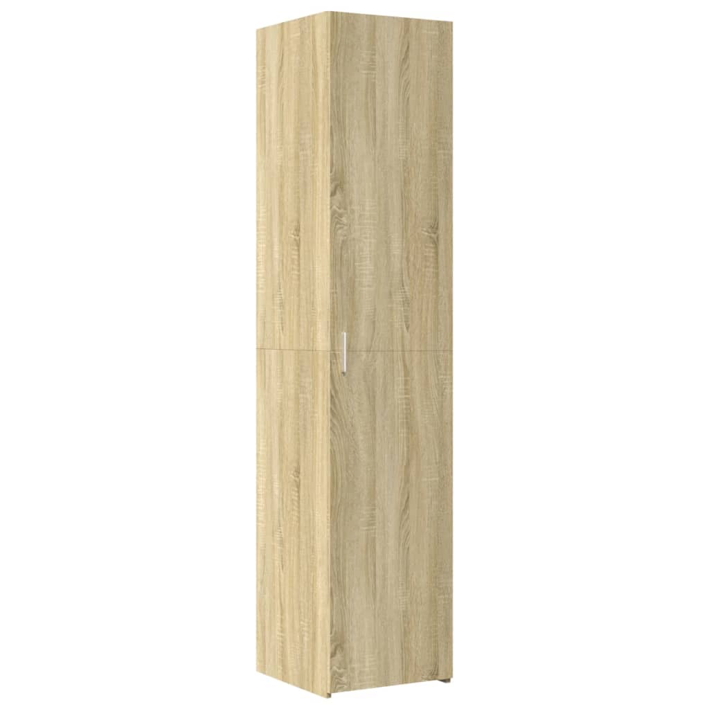 vidaXL Slim Storage Cabinet Sonoma Oak 40x42,5x225 cm Engineered Wood