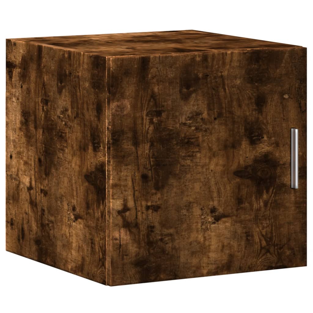 vidaXL Slim Storage Cabinet Smoked Oak 40x42,5x225 cm Engineered Wood