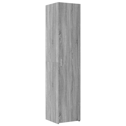 vidaXL Slim Storage Cabinet Grey Sonoma 40x42,5x225 cm Engineered Wood