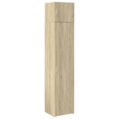 vidaXL Slim Storage Cabinet Sonoma Oak 45x42.5x225 cm Engineered Wood