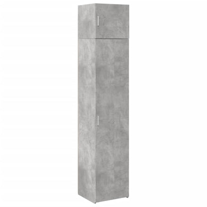 vidaXL Slim Storage Cabinet Concrete Grey 45x42.5x225 cm Engineered Wood