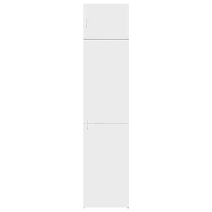 vidaXL Slim Storage Cabinet White 50x42.5x225 cm Engineered Wood