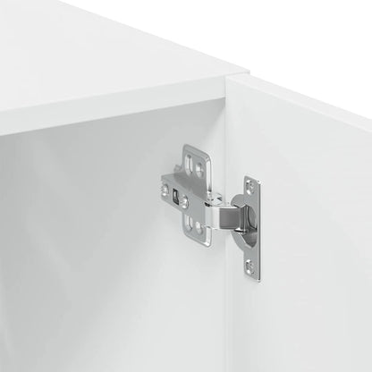 vidaXL Slim Storage Cabinet White 50x42.5x225 cm Engineered Wood