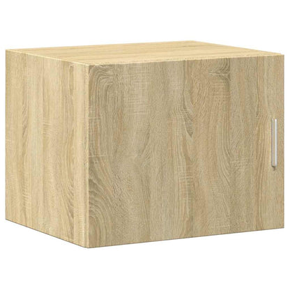 vidaXL Slim Storage Cabinet Sonoma Oak 50x42.5x225 cm Engineered Wood